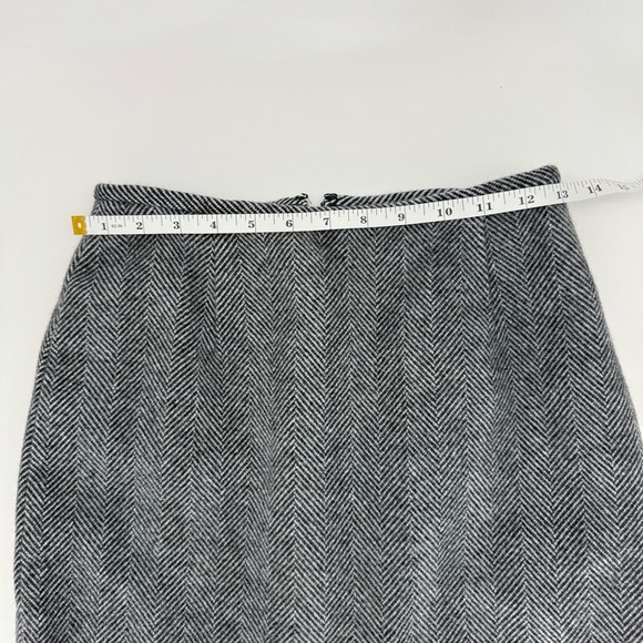 Les Copains Herringbone Wool‑Blend Midi Skirt – Made in Italy - Picture 5 of 8